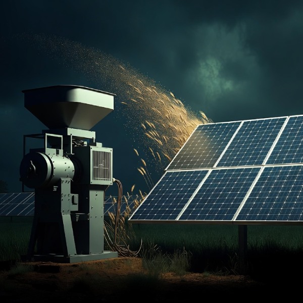 solar panel chakki